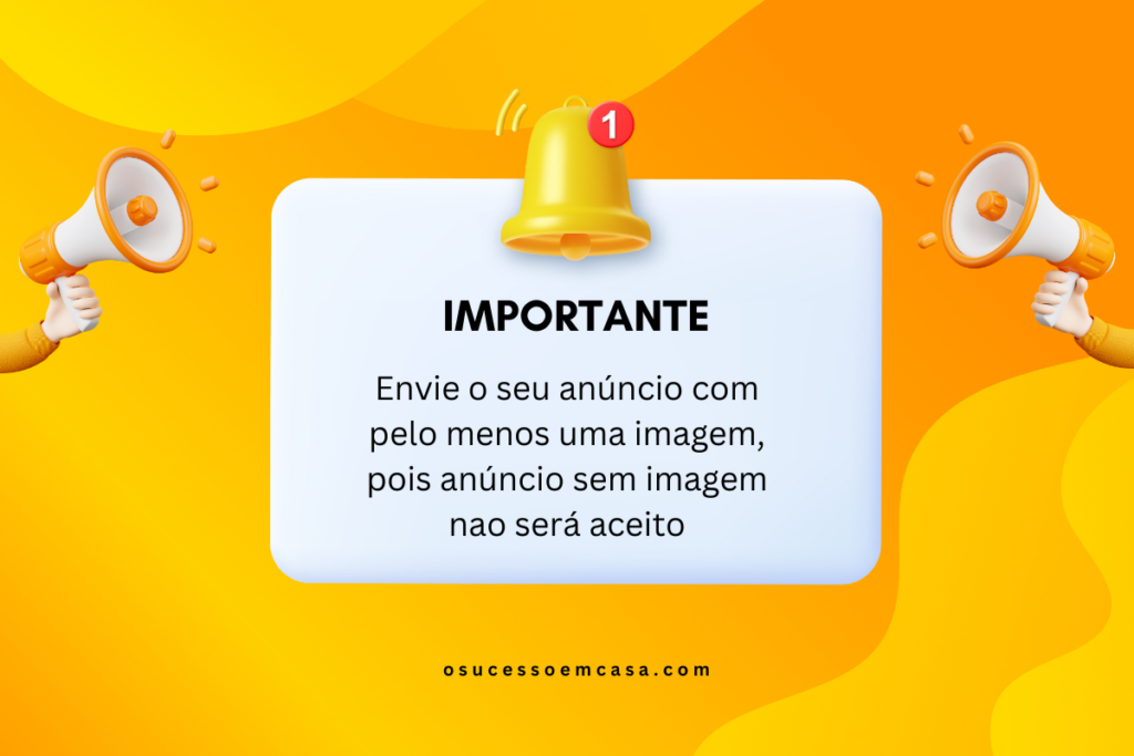 Envie o seu anúncio para o site o Sucesso em Casa